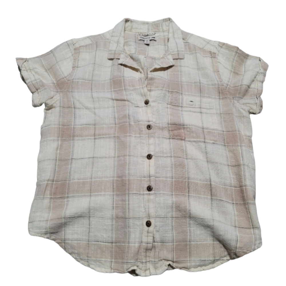 Toad & Co. camp tee button down shirt